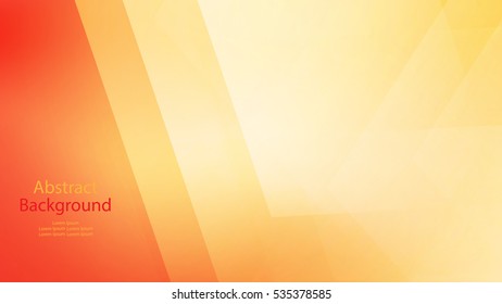 Warm and orange color background abstract art vector 