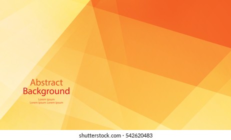 Warm and orange color background abstract art vector 