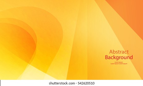 Warm and orange color background abstract art vector 