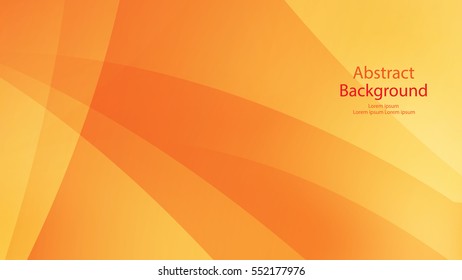 Warm and orange color background abstract art vector 