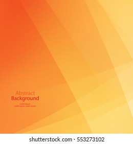 Warm and orange color background abstract art vector 