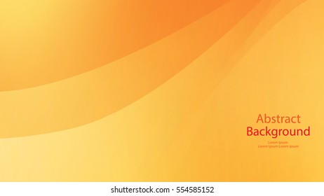 Warm and orange color background abstract art vector 