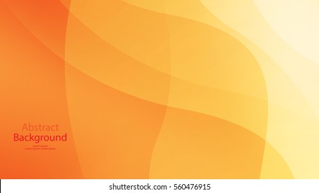 Warm and orange color background abstract art vector 
 