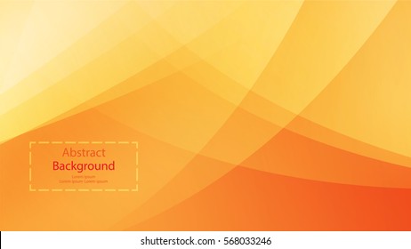 Warm and orange color background abstract art vector 
 