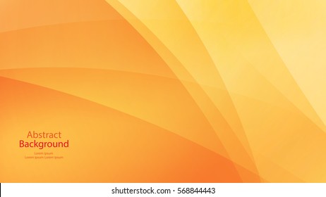 Warm and orange color background abstract art vector 