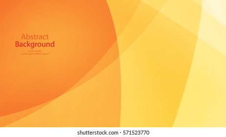Warm and orange color background abstract art vector 