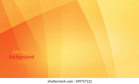 Warm and orange color background abstract art vector