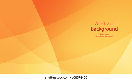 Warm and orange color background abstract art vector 