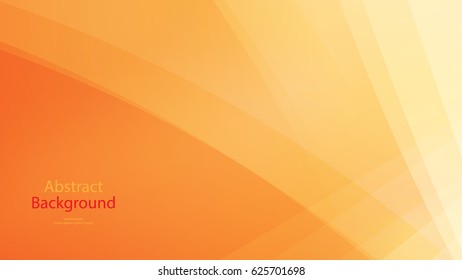 Warm and Orange color background abstract art vector 