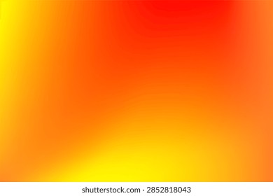 Warm Orange Gradient Background With Red and Yellow Sunlit Glow for Abstract Design