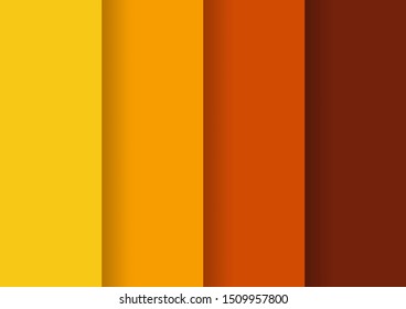 Warm orange gradient tone background. Autumn, summer background for showing product,text and variety use. Vector illustration.