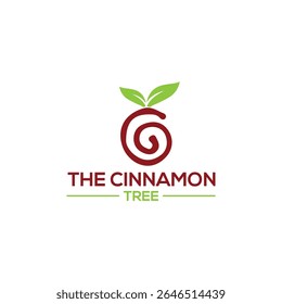 Warm and organic Cinnamon Tree logo design symbolizing nature, flavor, and tradition. Perfect for spice brands, natural products, cafes, and wellness or herbal companies.
