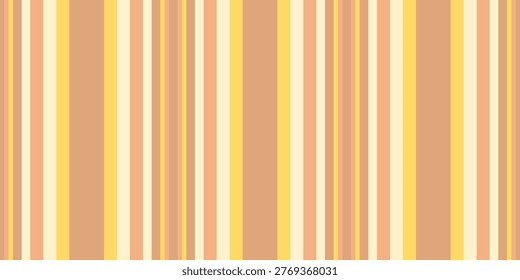 Warm, pastel vertical stripes create a cheerful, retroinspired pattern perfect for backgrounds, website design, or textile prints.