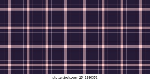 Warmes Muster Check plaid, Buch Tartan nahtlosen Stoff. Textile Vektortextur mit Wiederholungshintergrund in Pastellfarben und dunklen Farben.