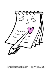 Warm pleasant messages, notes, little cute drawings, words, wishes, memories and poems written with the soul and care in a notebook, always will please a friend or loved one, and strengthen relations