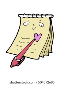 Warm pleasant messages, notes, little cute drawings, words, wishes, memories and poems written with the soul and care in a notebook, always will please a friend or loved one, and strengthen relations