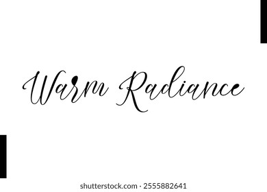 Warm Radiance text christmas holiday quotes istalist typography 