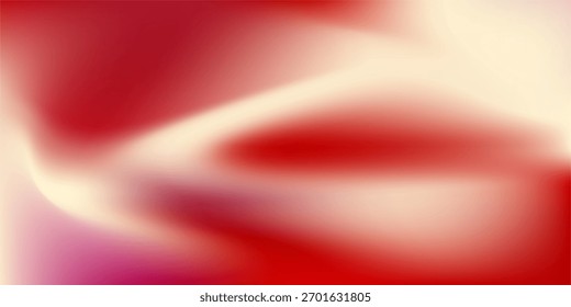 Warm Red, Cream, and Magenta Abstract Gradient Swirl Background