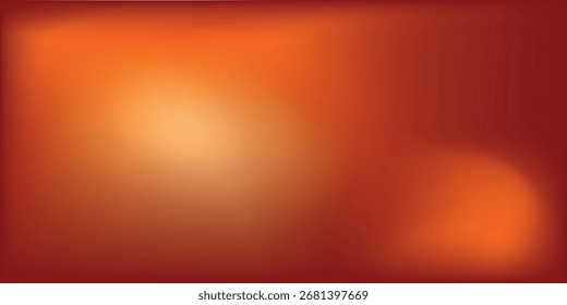 Warm red orange brown gradient wallpaper. Autumn colored blurred poster background. Fall smooth gradation backdrop for banner, leaflet, brochure or booklet.