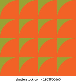Warm retro colors seamless vector repeat pattern