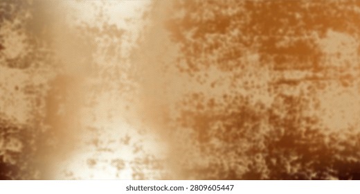 Warm rusted grunge texture with golden patina and distressed metallic surface, ideal for vintage, industrial, or retro design projects, backgrounds, overlays, and artistic compositions.