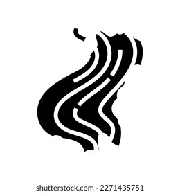 warm smell glyph icon vector. warm smell sign. isolated symbol illustration