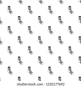 Warm sock pattern seamless vector repeat geometric for any web design