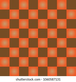 Warm summer colour brown and orange square block background.