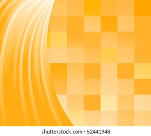 Warm sunny tiles - background. Vector illustration