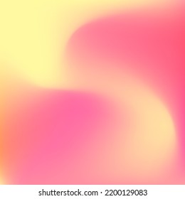 Warm Sunset Bright Pink Smooth Surface. Orange Neon Peach Trendy Color Swirl Gradient Mesh. Fluid Flow Yellow Watercolor Liquid Gradient Background. Vibrant Sunrise Red Pastel Curve Background.