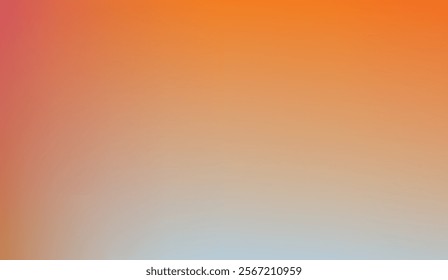 Warm Sunset Hues, A Gradient of Orange, Peach, and Soft Blues, Blending into a Smooth, Dreamy Abstract Background Perfect for Textures or Visual Appeal