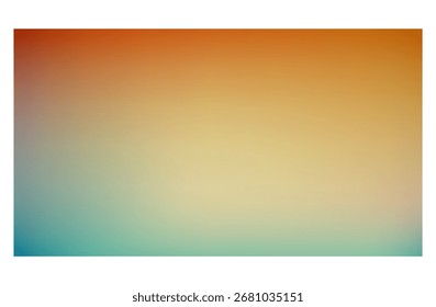 Fondo Abstractas del degradado del verde azulado anaranjado de la puesta del sol caliente con la transición suave del color