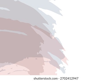 Una cálida mezcla inspirada en el atardecer de naranja pastel, rosa y púrpura, suave y soñadora.
