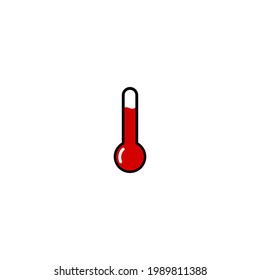 Warm Thermometer icon simple vector perfect illustration