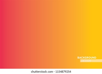 Warm Tone Colorful Pink And Yellow Gradient Abstract Cover Background
