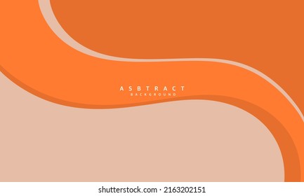 Warm tone and orange color abstract background vector art