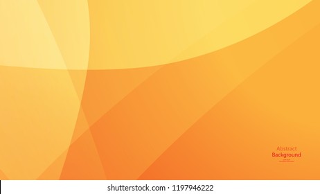 Warm tone and Orange color background abstract art vector 