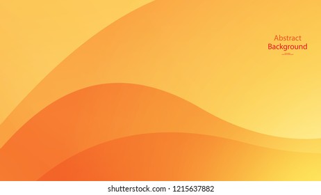 Warm tone and Orange color background abstract art vector 