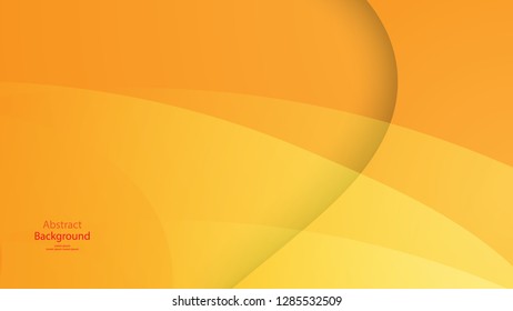 Warm tone and Orange color background abstract art vector