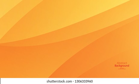 Warm tone and Orange color background abstract art vector 