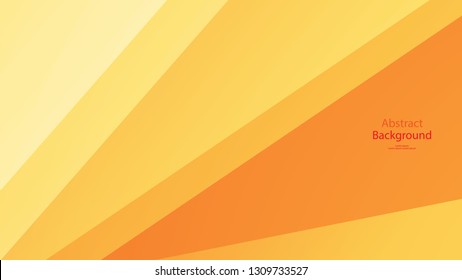 Warm tone and Orange color background abstract art vector 