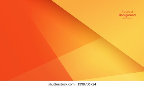 Warm tone and Orange color background abstract art vector