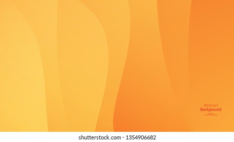Warm tone and Orange color background abstract art vector 
