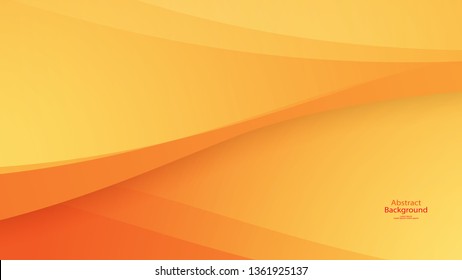 Warm tone and Orange color background abstract art vector 