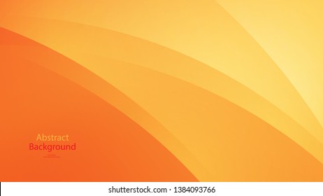 Warm tone and Orange color background abstract art vector 