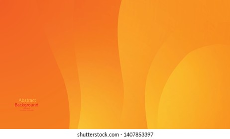 Warm tone and Orange color background abstract art vector