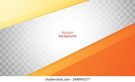 Warm tone and Orange color background abstract art vector 