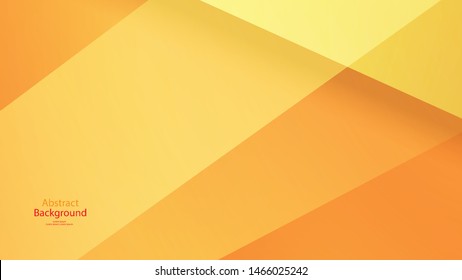Warm tone and Orange color background abstract art vector 