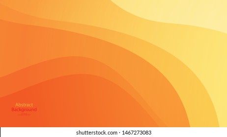 Warm tone and Orange color background abstract art vector 
