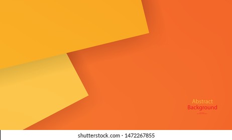 Warm tone and Orange color background abstract art vector